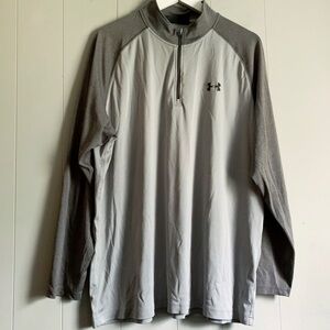 Under Armour Heatgear Active Performance 1/2 Zip Grey XXL